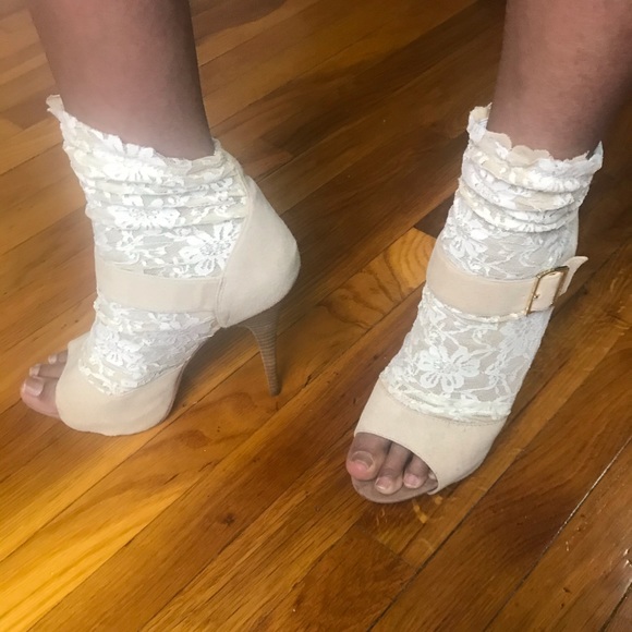 Betsey Johnson Shoes - Betsy Johnson Laced Ankle Stiletto Shoes